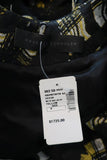 Proenza Schouler Dress Black/Yellow Printed Satin Jacquard Size 8 Cap Sleeve NEW available at CelebrityOwned.com img_5