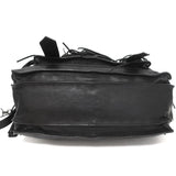 Proenza Schouler PS1 Medium Fringe Bag Black Leather Crossbody Satchel available at CelebrityOwned.com img_7
