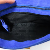 Proenza Schouler PS1 Pochette Clutch Purple-Blue Suede Small Bag available at CelebrityOwned.com img_10