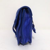 Proenza Schouler PS1 Pochette Clutch Purple-Blue Suede Small Bag available at CelebrityOwned.com img_3