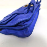 Proenza Schouler PS1 Pochette Clutch Purple-Blue Suede Small Bag available at CelebrityOwned.com img_7