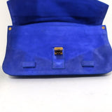 Proenza Schouler PS1 Pochette Clutch Purple-Blue Suede Small Bag available at CelebrityOwned.com img_9