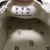 R13 Slip-On Sneakers White/Black Zebra Print Canvas Size 8 NEW available at CelebrityOwned.com img_10