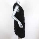 RAVN Lamb Fur Vest Black Size 38 available at CelebrityOwned.com img_4