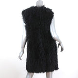 RAVN Lamb Fur Vest Black Size 38 available at CelebrityOwned.com img_5