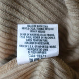 RE/DONE 60s Long Sleeve Turtleneck Top Sand Ribbed Jersey Size Medium NEW available at CelebrityOwned.com img_8