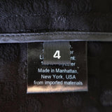 Rachel Comey Dress Whiff Black Textured Jacquard Size 4 Draped Long Sleeve available at CelebrityOwned.com img_8