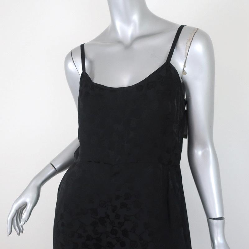 Rachel Comey Jammy Jumpsuit Black Satin Jacquard Size 2 NEW available at CelebrityOwned.com img_3
