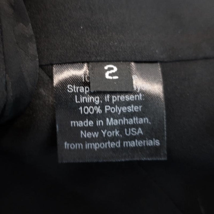 Rachel Comey Jammy Jumpsuit Black Satin Jacquard Size 2 NEW available at CelebrityOwned.com img_8