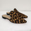 Rachel Zoe Mules Natalie Leopard Print Pony Hair Size 8 Pointed Toe Flats