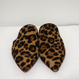 Rachel Zoe Mules Natalie Leopard Print Pony Hair Size 8 Pointed Toe Flats available at CelebrityOwned.com img_3