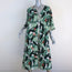 Rachel Zoe Palm Print Duster Jacket One Size Fits All Cover-Up Kimono