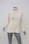 Rachel Zoe Sweater Micah Ivory Cable Knit Size Small Turtleneck Pullover NEW