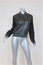 Rag & Bone Alix Varsity Jacket Black Leather & Suede Size Small