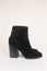 Rag & Bone Ashby Ankle Boots Black Suede Size 39 Block Heel Booties