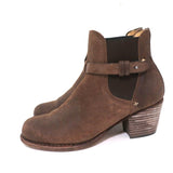 Rag & Bone Durham Chelsea Boots Brown Suede Size 38 Mid-Heel Ankle Boots available at CelebrityOwned.com img_6