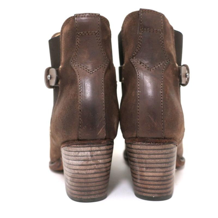 Rag &amp; Bone Durham Chelsea Boots Brown Suede Size 38 Mid-Heel Ankle Boots available at CelebrityOwned.com img_8