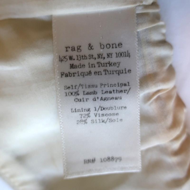 Rag &amp; Bone Halter Crop Top Daytona White Leather Size Extra Small available at CelebrityOwned.com img_9