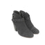 Rag & Bone Harrow Ankle Boots Black Canvas Size 39 High Heel Booties