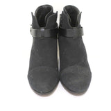 Rag & Bone Harrow Ankle Boots Black Canvas Size 39 High Heel Booties available at CelebrityOwned.com img_4