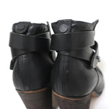 Rag & Bone Harrow Ankle Boots Black Leather Size 37.5 Ankle Strap Booties available at CelebrityOwned.com img_10