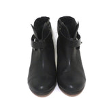 Rag & Bone Harrow Ankle Boots Black Leather Size 37.5 Ankle Strap Booties available at CelebrityOwned.com img_4