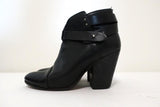 Rag & Bone Harrow Ankle Boots Black Leather Size 39 High Heel Booties available at CelebrityOwned.com img_5