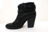 Rag & Bone Harrow Ankle Boots Black Leather Size 39 High Heel Booties available at CelebrityOwned.com img_7