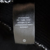 Rag & Bone Jacket Paula Black Leather-Trim Ribbed Knit Size Extra Small available at CelebrityOwned.com img_8