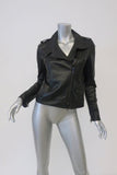 Rag & Bone Leather Moto Jacket Black Size 2 Biker Jacket available at CelebrityOwned.com img_1