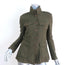 Rag & Bone Military Jacket Leigh Olive Cotton Size 2