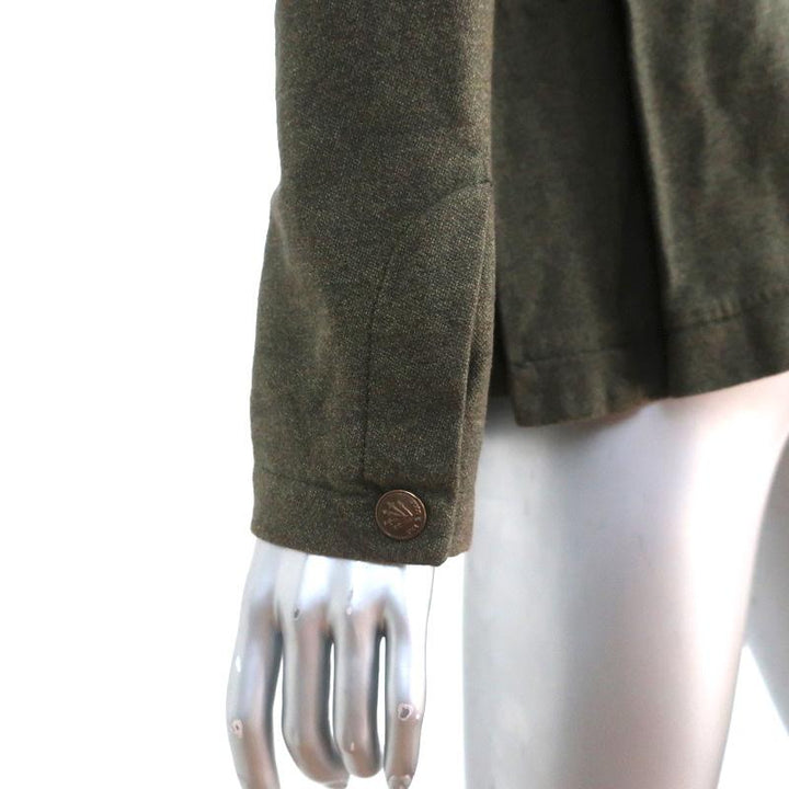 Rag &amp; Bone Military Jacket Leigh Olive Cotton Size 2 available at CelebrityOwned.com img_5