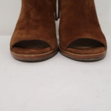 Rag & Bone Peep Toe Booties Mabel Brown Suede Size 36 High Heel Ankle Boots available at CelebrityOwned.com img_4