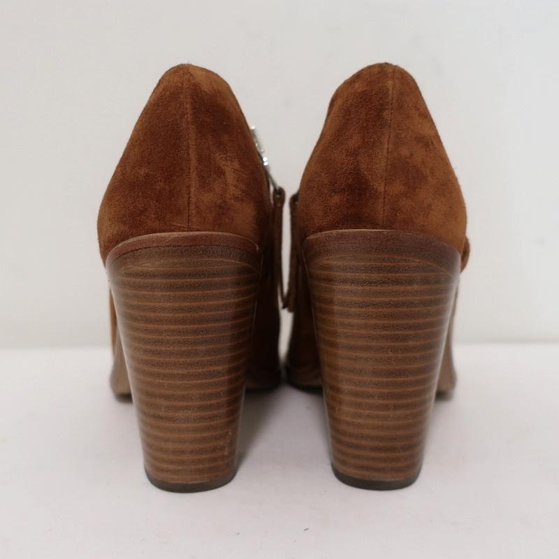 Rag &amp; Bone Peep Toe Booties Mabel Brown Suede Size 36 High Heel Ankle Boots available at CelebrityOwned.com img_7