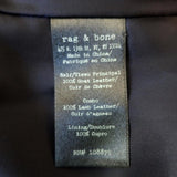 Rag & Bone Snap-Front Mini Skirt Siggy Navy Suede Size 4 NEW available at CelebrityOwned.com img_9