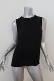 Rag & Bone Tank Abby Black Ribbed-Trim Jersey Size Small Crossover-Back Top available at CelebrityOwned.com img_1