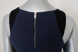 Rag & Bone Top Navy/Black Colorblock Crepe Size Small Sleeveless Zip-Back Blouse available at CelebrityOwned.com img_6