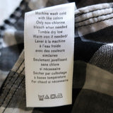 Rag & Bone/JEAN Off the Shoulder Top Drew Black & White Gingham Size Extra Small available at CelebrityOwned.com img_8