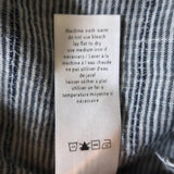 Rag & Bone/JEAN Off the Shoulder Top Drew Blue Striped Cotton Size Extra Small available at CelebrityOwned.com img_8