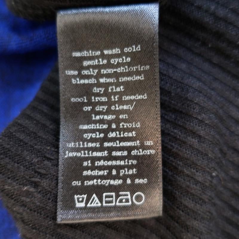 Rag &amp; Bone/JEAN Sweater Blue &amp; Black Stretch Jersey Size Small Crewneck Pullover available at CelebrityOwned.com img_7