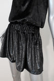 Ramy Brook Mini Dress Lori Black Metallic Velvet Size Extra Extra Small NEW available at CelebrityOwned.com img_2