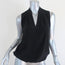 Ramy Brook Sleeveless Top Robi Black Stretch Silk Size Extra Small V-Neck Blouse