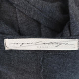 Raquel Allegra Long Sleeve Layering Dress Charcoal Cotton-Blend Size 1 available at CelebrityOwned.com img_6