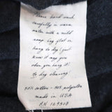 Raquel Allegra Long Sleeve Layering Dress Charcoal Cotton-Blend Size 1 available at CelebrityOwned.com img_7