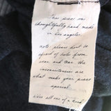 Raquel Allegra Long Sleeve Layering Dress Charcoal Cotton-Blend Size 1 available at CelebrityOwned.com img_8