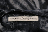 Raquel Allegra Shredded Button-Front Top Gray Tie Dye Size 1 Sleeveless Blouse available at CelebrityOwned.com img_5