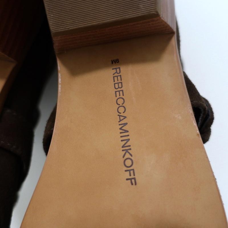 Rebecca Minkoff Abigail Buckle Booties Brown Suede Size 9 Cutout Ankle Boots available at CelebrityOwned.com img_11