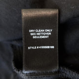 Rebecca Taylor Dot Embroidered Sleeve Top Black Size Small Short Sleeve Tee available at CelebrityOwned.com img_8