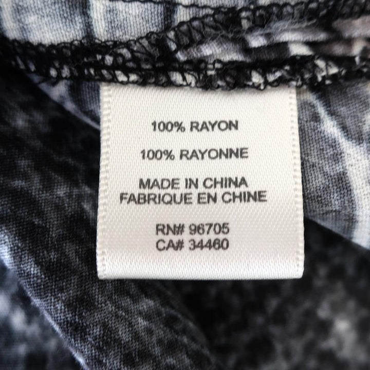 Rebecca Taylor Tank Top Gray Snakeskin Print Size 6 Sleeveless V-Neck Blouse available at CelebrityOwned.com img_6