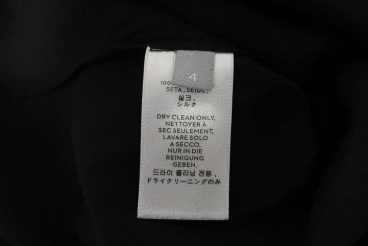 Reed Krakoff Blouse Black Layered Silk Size 4 Sleeveless V-Neck Top available at CelebrityOwned.com img_5